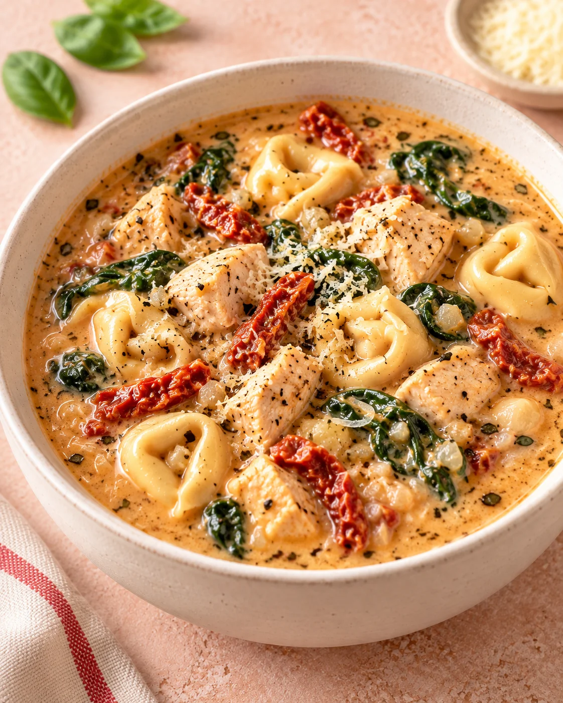 Alternate close-up serving of Marry Me Chicken Soup Recipe (Stovetop or Crockpot)